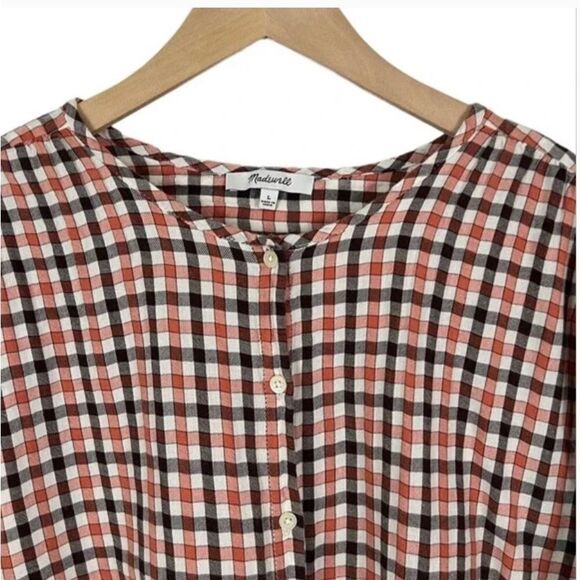 Madewell Meadow Shirt in Check. Size Large. Excellent Condition. - Picture 4 of 7